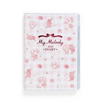 산리오 수첩 2023년 다이어리 월간 요코보타 타입 주간 B6 사이즈 마이 멜로디 my melody 예정 인감 2022년 10월 시작 6요일 전시 월령 소녀 캐릭터 205761 SANRIO