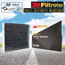 3M 활성탄필터 현대 전차종 차량용 에어컨필터 초미세먼지 외기 공기정화 냄새제거 필터, 베라크루즈(후기형/디젤) (TM-14), 1개