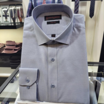 로베르따디카메리노 로베르따디까메리노 면혼방 잔체크슬림셔츠_K RM3454-2