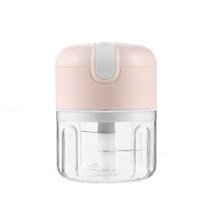 육절기 멀티 슬라이서 탕파 절단기 고추 대파 파절이 기계 야채 가정용 써는기계 250ml 미니 전기 마늘 매셔 초퍼 커터 생강 매셔 주방 식품 분쇄기 칠리 usb 충전, 250ml 핑크