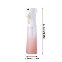 동력살분무기 연무기 플라스틱 빈 식물 자동차 청소 스프레이 병 누출 방지 내화학성 안개, 핑크 300ml