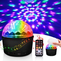 미니 빔프로젝터 LED 디스코 볼 조명 9 색 9W 매직 프로젝터 무대 클럽 램프 효과 무선 블루투스 스피커 원격