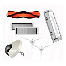 집진기 샤오미 미 1 세대 로봇 로보락 S50 S51 S55 S6 T60 T61 T65 용 메인 브러시 세척 가능 헤파 필터 사이드 브러시 키트 부품, as the picture 7, as the picture 7