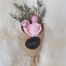 [플라라] 발표회 재롱잔치 드라이플라워 프리저브드플라워 비누 꽃다발, 06. 연핑크