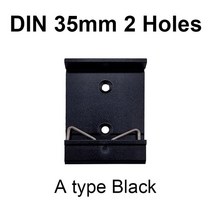 전동커튼레일 자동커튼 35mm DIN 가이드 레일 버클 알루미늄 합금 슬라이드 웨이 걸쇠 C 모양 장착 구멍이