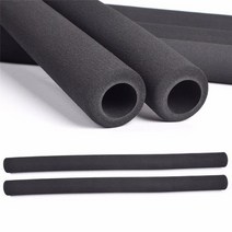 자전거핸들 핸들커버 자전거 손잡이 핸들 바 커버 그립 부드러운 고무 끝 50cm, 01 Black