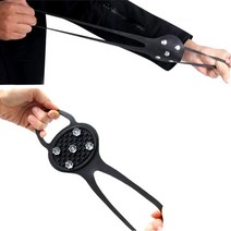 아이젠 아이스 그리퍼 아이젠 스파이크 그립 클리트 스노우 스터드 미끄럼 방지 등산 하이킹 커버 여성용, 01 S