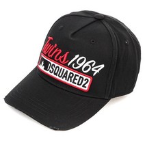 [디스퀘어드2] [명품]디스퀘어드 로고자수 러버패치 볼 캡BCM0168 05C00001 2