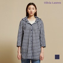 올리비아로렌 체크 패턴 후디 점퍼 VOCCLWM4456