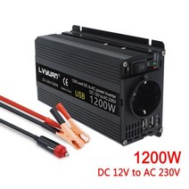 주택용 500w 가정용 인버터 220 태양광인버터3kw 태양광 컨트롤러 700w 12V 220V 1200W/1500W/2000W 컨버터 2 USB EU 범용 Webasto 12 볼, 2000W EU 블랙