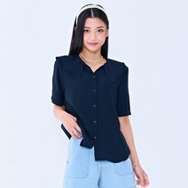 체이스플러스 여성 슬렉스나 스커트에 코디하기 좋은 러플카라 블라우스 BBRG5561D 뉴코아 울산 성남