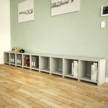 큐빅스1 책장 L9-1 큐빅스, 옐로우