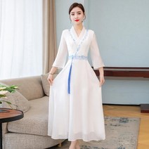 철릭원피스 여성 생활한복 원피스 봄 여름 퓨전 개량 한복 드레스