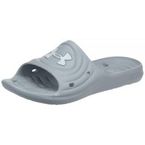 Under Armour 남성용 Locker Iv 슬라이드 샌들 블랙 블랙 화이트 001 8