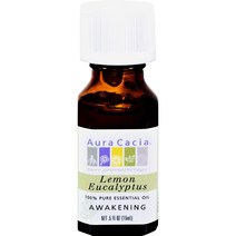 아우라카시아 퓨어 에센셜 오일, 15ml, Lemon Eucalyptus, 1개