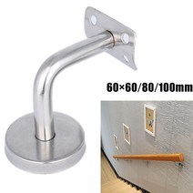 계단리프트 전동 카트 스테인레스 스틸 난간 브래킷 벽 홀더 난간 벽 장착 브래킷 지원 계단 액세서리 유리 트레이, a60x100mm