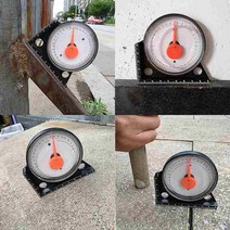 각도기 전자 각도자 경사 각도측정기 경사계 아날로그 수평레벨 정밀수평계, 단품