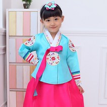 [럭셔리한복] 642.여당의비취(여) _ 아동한복 여아한복 돌한복 유아 아이한복 물실크원단 당의 저고리 전통 스타일