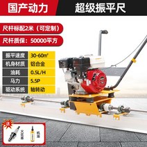 콘크리트 진동자 시멘트 진동 레벨러 와이퍼 전기 가솔린 기계, 더블 레이어 진동 눈금자