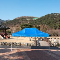 프리폼 프리미엄천막3x4.5 방수 대형 함마톤 알루미늄 접이식 캐노피천막, 1개, AL천막 3x4.5 청백청