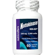 미국직구 낫토키나제 2 000 유닛 60캡슐. NSK-SD 독창적이고 가장 많이 연구된 Nattokinase 브랜드., 수량, 상세참조