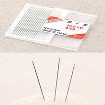 소잉데일리]고급 일제 비딩 가늘고 긴 손바늘 비즈 스팽글 섬세한11637