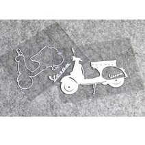 바이크데칼 베스파스티커 베스파로고 베스파용품 고퀄리티 스티커데칼 포인트악세사리 튜닝스티커, (02)바이크B