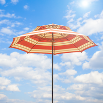 레트로 대형 프리미엄 태슬 파라솔 캠핑 비치 차박, (패턴)믹스베리