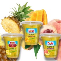 [Dole] 돌 간편 컵 과일 후룻컵 198gx6개 3종 혼합세트, 파인애플6컵