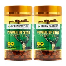 그린패스쳐(Green Pasture) 그린패스쳐 파워 오브 스택(녹용의힘) 365캡슐 X 2개, 730캡슐, 1세트