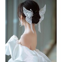 신부 머리띠 헤어밴드 나비 헤어 액세서리 웨딩 악세사리 결혼준비체크리스트