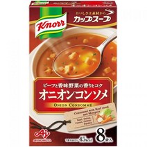 아지노모토 쿠놀 컵 스프 양파 콩소메 8봉입 x 6개, 개정품