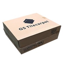 굳센글로벌 GS타일카페트 방염 박스 24개입, GS12 브라운, 1개