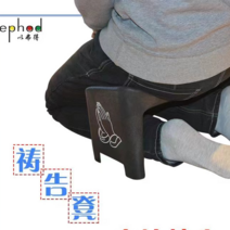 일본식 요추보호 기도의자 기독교 천주교 명상의자 편안한 플라스틱 좌식 기도벤치 무릎벤치 옐로우 블랙 블루 무릅배의자, 검정