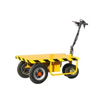 농업용 운반차 4륜 축산업 전기 전동수레 궤도 핸드카트 엔진, 48V12A+650W 없는 100X60cm