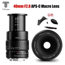 New TTArtisan 40mm F28 APS C 카메라 렌즈 수동 초점 Nikon Z Fujifilm Fuji X E M EF M43 Olympus Panasonic카메라, [02] Fuji X Mount, Fuji X Mount