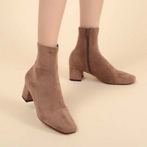 발목 좁은 가죽 스웨이드 삭스 첼시 스퀘어 앵클부츠 (10 color) 나무하나 베릴 보다저렴한