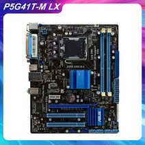 P5G41C-M LX 마더 보드 LGA 775 DDR3 8GB 마이크로 ATX 시스템 SATA2.0 VAG 인터페이스 데스크탑 메인