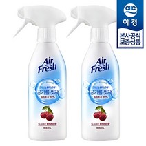 에어후레쉬 크리스탈 워터스프레이 400ml x2개, 산뜻한부케향 400ml x2개, 선택완료
