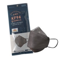 참조은 뉴에어 황사마스크 KF94 마스크 5매입 국내생산, 그레이