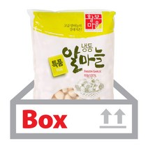 황보마을 냉동알마늘 1kg x 10개(박스), 단품