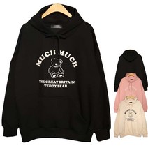 말괄량이 [머치곰 기모후드] 주니어의류 10대의류 주니어옷 초등학생옷 아동복 남녀공용 여아의류 여아옷 겨울옷 맨투맨 후드티 크롭티