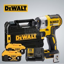 디월트 DCF887P2A 5.0Ah배터리2개 충전임팩트드라이버, 1세트