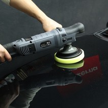 자동차 폴리셔 광택기 바닥 연마기 전동 차량용 듀얼 왁싱기 무선 패드 폴리싱머신, 짙은 회색 동심 기계와 3개의 디스크