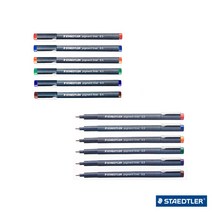 스테들러 피그먼트 라이너 308 컬러 / 파스텔 (NEW), 0.3mm, 3 파랑
