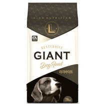 자이언트 큰알갱이 20kg 반려견 사료 펫푸드 간식, 단품, 상세페이지 참조