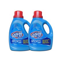 유한양행 유한젠 산소계표백제 스포츠 액체형 용기 2.3L, 2개