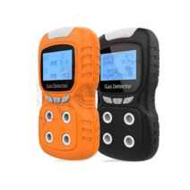 산소 농도 측정기 독성 유해가스 감지기 밀폐 공간, COㅣEXㅣO2ㅣH2S 블랙