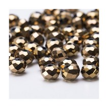 4 6 8mm 체코 어 느슨한 Rondelle 크리스탈 비즈 보석 만들기 Diy 바느질 AB 색상 스페이서면 처리 된 유리 구슬 도매, 8mm 68pcs, Z324AB