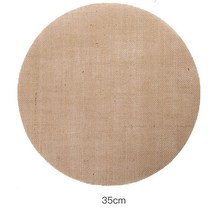 삼베원단 아사면 햄프린넨 2세트 DIY 천연 황마 직물 패치 워크 컵 패드 꽃 포장 빈티지 공예 웨딩 크리스, 03 03_01 1pcs